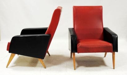Work from the 50's
Pair of comfortable armchairs...