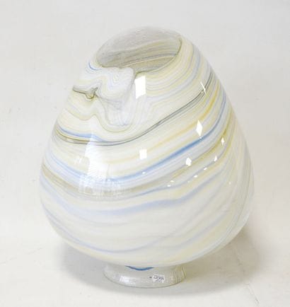 Modern work
Large ovoid blown glass composition...