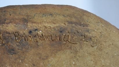 Gérard BROSSARD (born 1950) - La Borne
Pan-shaped...