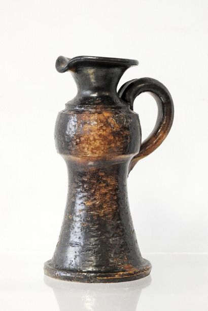 Jean MARAIS (1913-1998)
Brown glazed stoneware...