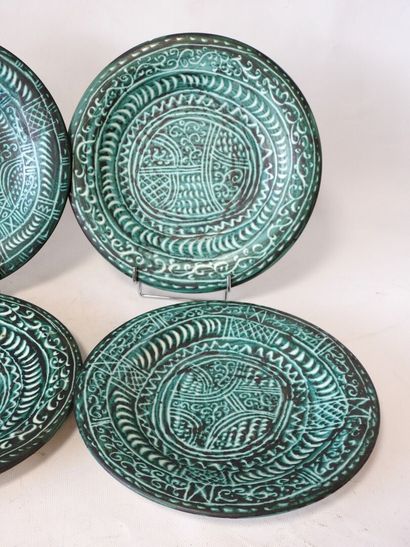 Paul YVAIN (1919-2007)
Suite of 6 circular...