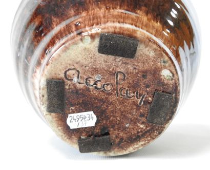 ACCOLAY in Yonne
Earthenware shoulder vase...