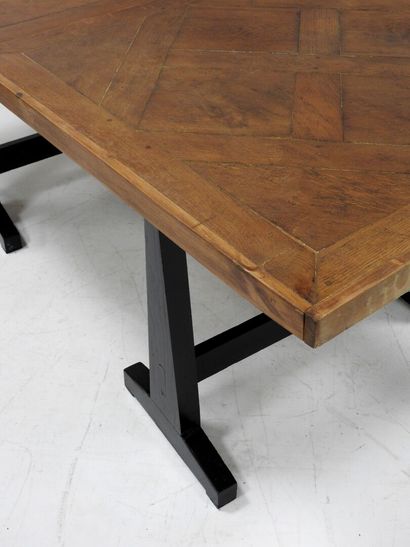 Rectangular dining table in Versailles-style...