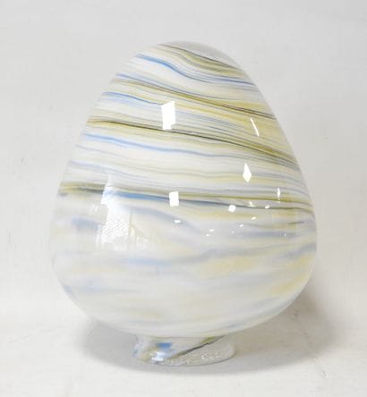 Modern work
Large ovoid blown glass composition...