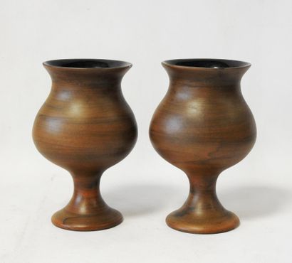 Jean de LESPINASSE (1896-1979)
Pair of earthenware...