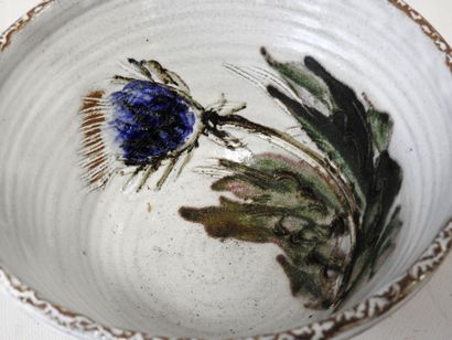 Albert THIRY (1932-2009)
Circular earthenware...