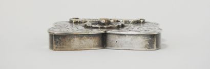 Line VAUTRIN (1913-1997)
Poudrier.
Silver-plated...