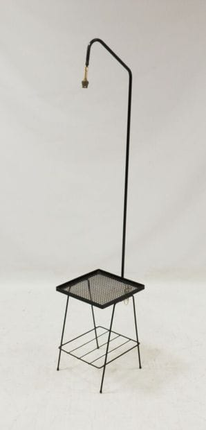 Work from the 50's
Floor lamp with black...