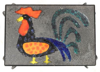 Work from the 70's
Enameled lava stone coffee...