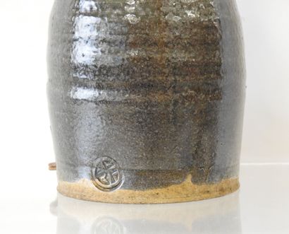 LA BORNE attributed to 
Ring-shaped stoneware...