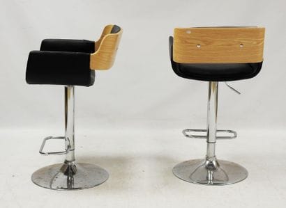 Modern work
Pair of bar stools with seat...