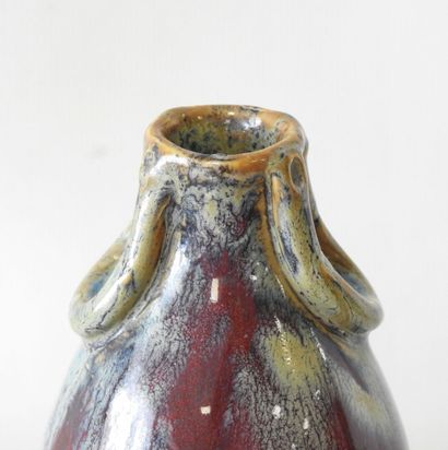 MONTIGNY-SUR-LOING
Stoneware ovoid vase with...