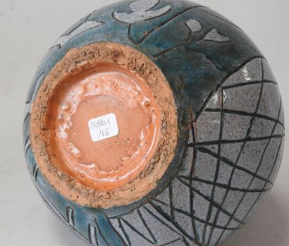 Work from the 60's
Enameled earthenware teardrop...