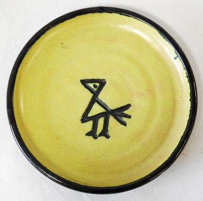 Michel LUCOTTE born 1931
Earthenware circular...