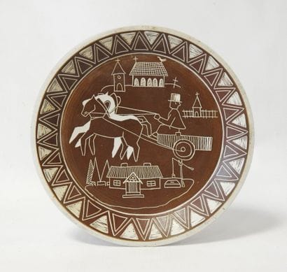 ARABIA - Finland
Ornamental circular earthenware...