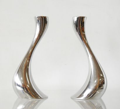 Georg JENSEN (1866-1935)
Pair of 