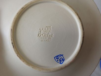 Paul YVAIN (1919-2007)
Suite of 5 circular...