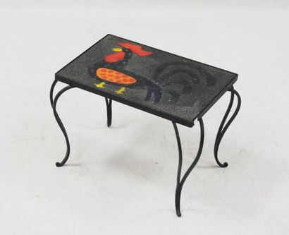 Work from the 70's
Enameled lava stone coffee...