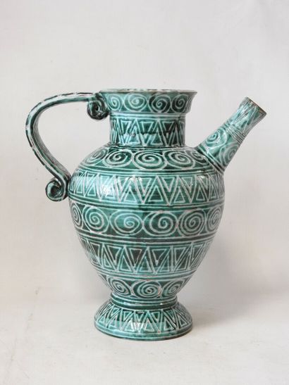 Robert PICAULT (1919-2000)
Earthenware Chevrette...