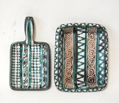 Robert PICAULT (1919-2000)
Earthenware set...
