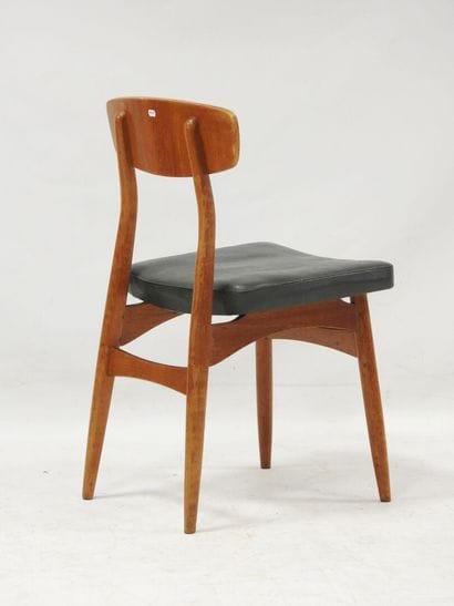 Yugoslav work, 1950s
Natural wood chair with...