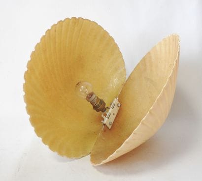 André CAZENAVE (1928-2003)
Fiberglass shell-shaped...