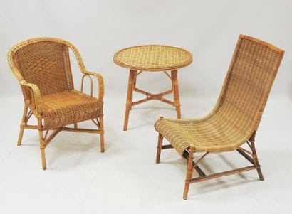 Modern work
Piece of mismatched rattan living...