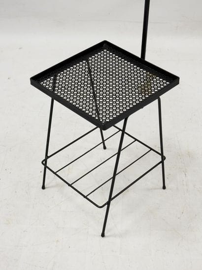 Work from the 50's
Floor lamp with black...