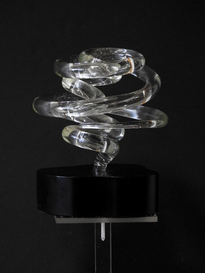 Modern work
Hot-worked translucent glass...