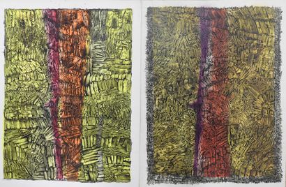 Simone BELLET (1901-1990)
Totem and Course.
Two...