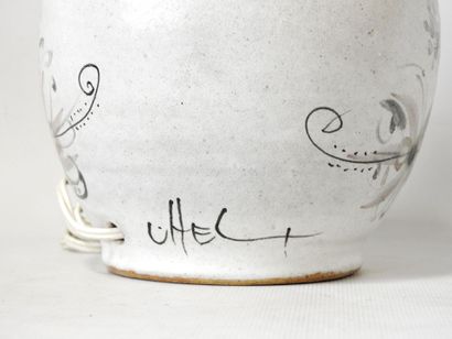 KERALUC - L'HELGUEN signed L'HEL 
Bottle-shaped...