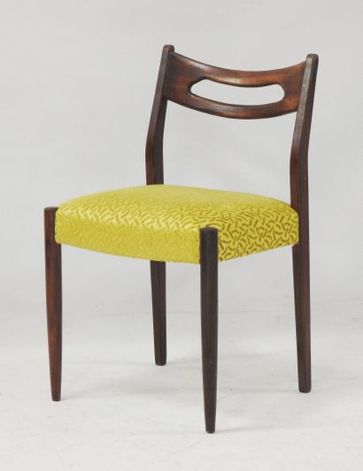 Scandinavian work
Suite of 6 teak chairs...