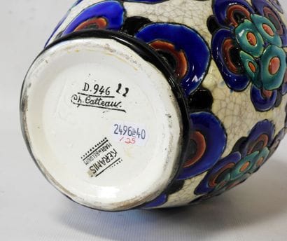 Charles CATTEAU (1880-1966) - KERAMIS
Earthenware...