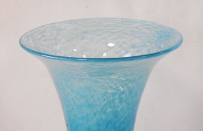 SCHNEIDER
Vase with flared neck in blue and...