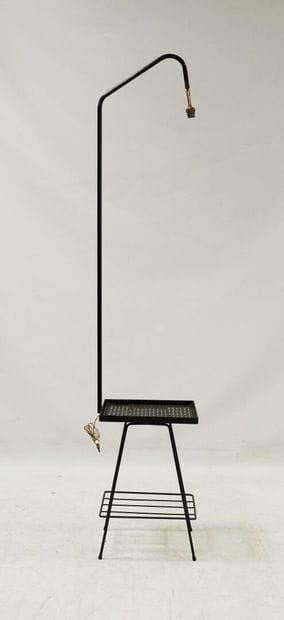 Work from the 50's
Floor lamp with black...