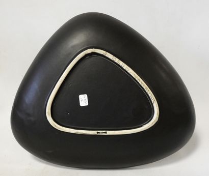 André BAUD (1903-1986)
Large triangular earthenware...