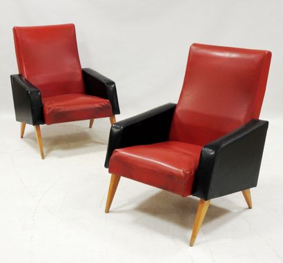 Work from the 50's
Pair of comfortable armchairs...