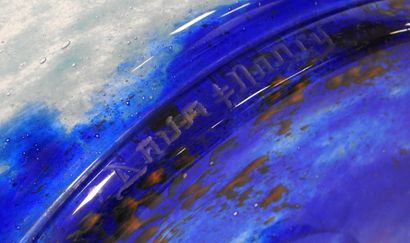 DAUM - Nancy - France
Oblong bowl in two-tone...