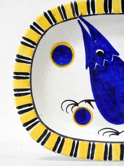 WILLIAM - 20th century
Earthenware ovoid...