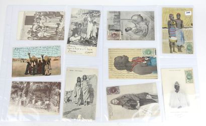 AFRICA: 18 postcards, some from French colonies...