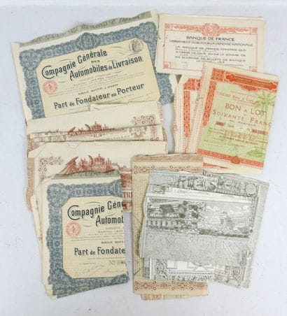 [EMPRUNTS]. Lot d'emprunts et d'obligations...
