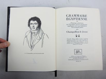CHAMPOLLION Jean-François. Grammaire égyptienne,...