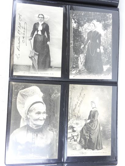 MISCELLANEOUS: 96 postcards of animated scenes,...