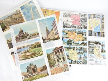 FRANCE - INTERNATIONAL: 77 postcards including...