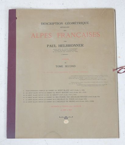 HELLBRONNER Paul. Description géométrique...