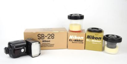NIKON: EL-Nikkor 50mm f/28; EL-Nikkor 75mm...