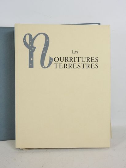 GIDE André. Les nourritures terrestres. Burins...