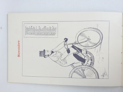 RUDGE CYCLES, 1898 calendar catalog, 12 months...