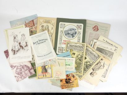 [MISCELLANEOUS]: Set of advertisements and...