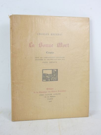 MAURRAS Charles. La bonne mort. Illust. par...